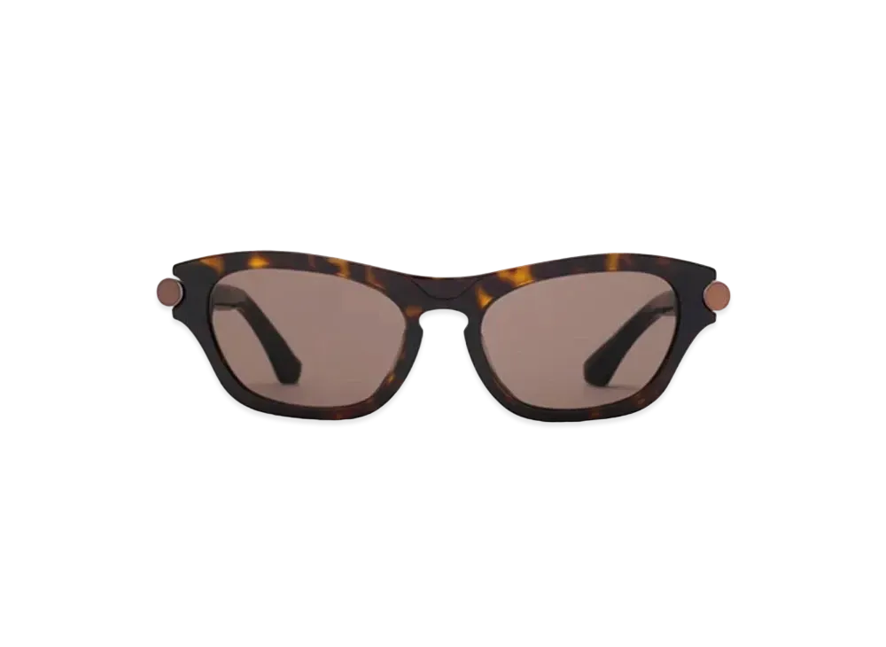 Burberry Tubular Oval Sunglasses "Dark Havana"
