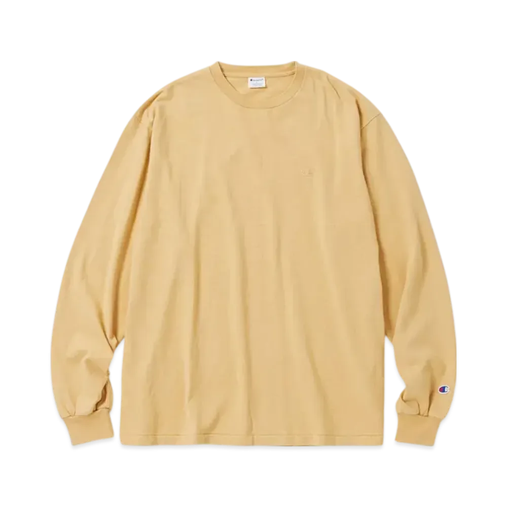 Champion Long Sleeve T-Shirt "Beige"