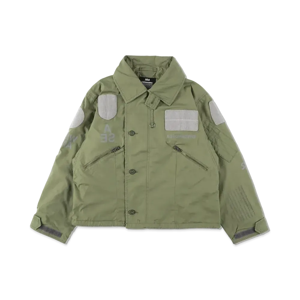 WIND AND SEA A32(RVS.COPY) REFLECTION RAF MK.3 JACKET "Olive"