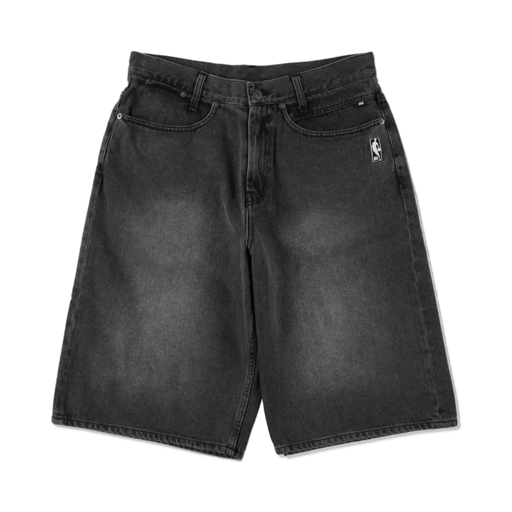 WIND AND SEA x NBA CHAMPIONS Denim Short "Black"