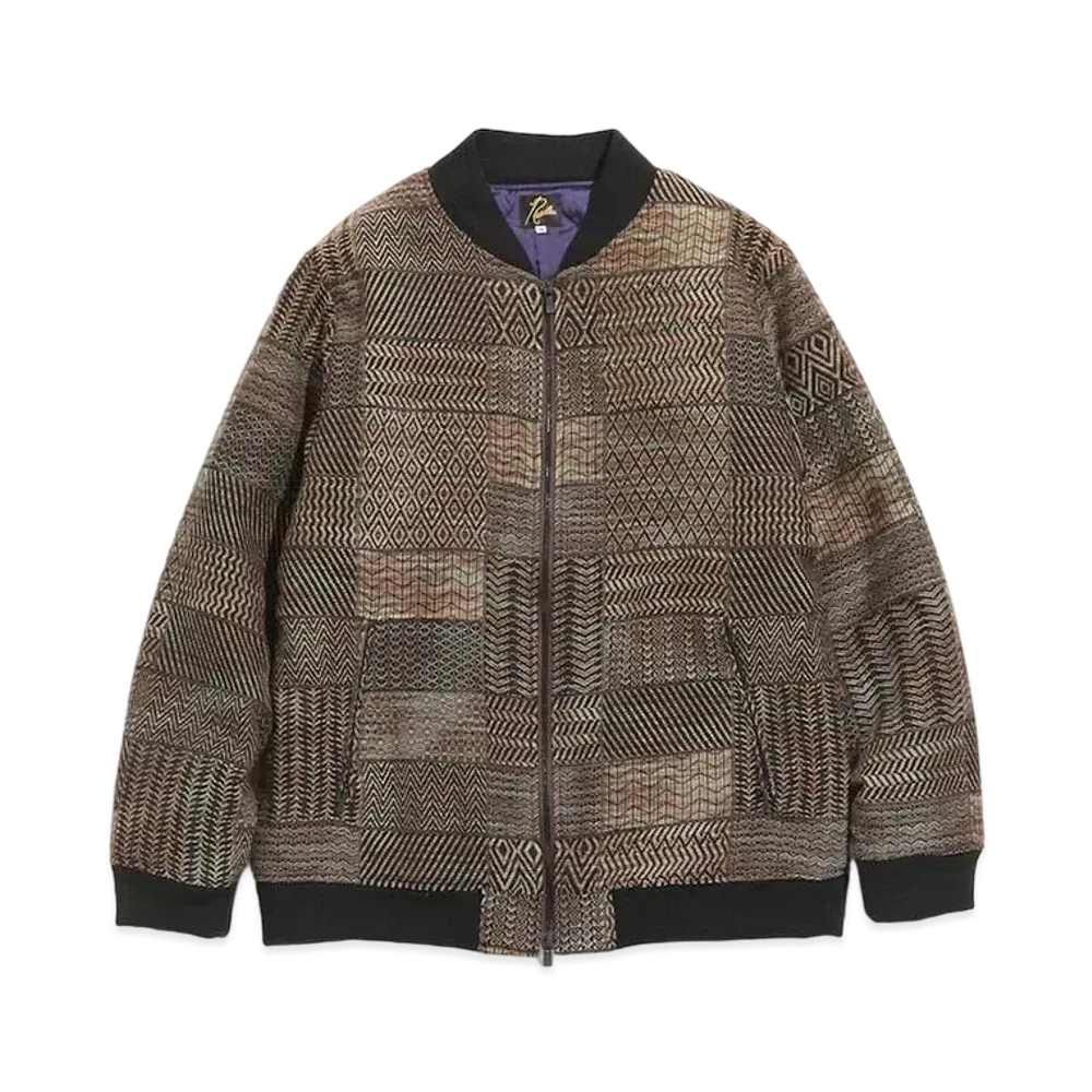 Needles B.B. JACKET - W/N MULTI PATTERN JQ. "Brown"