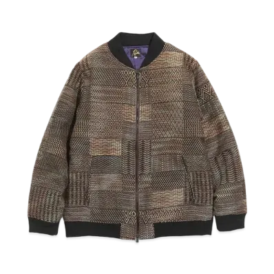 Needles B.B. JACKET - W/N MULTI PATTERN JQ. "Brown"