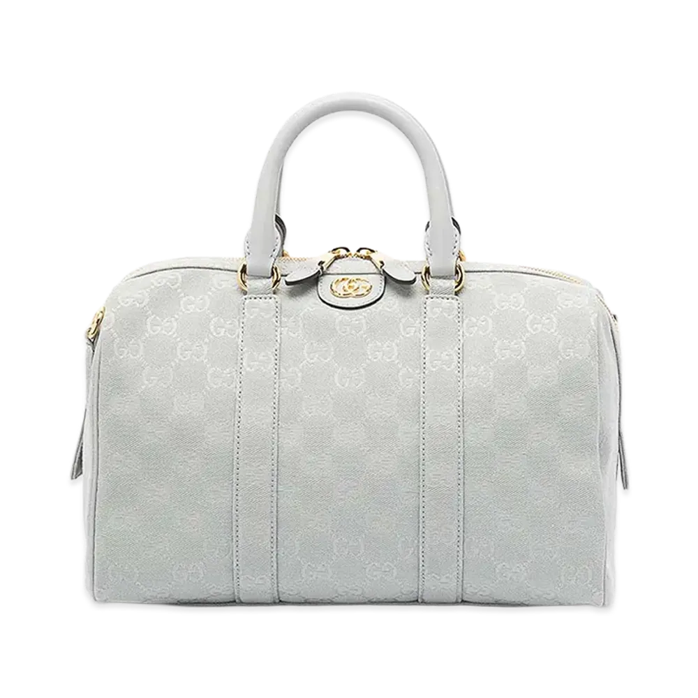 GUCCI Women's Canvas Medium Ophidia Handbag "Light Blue"