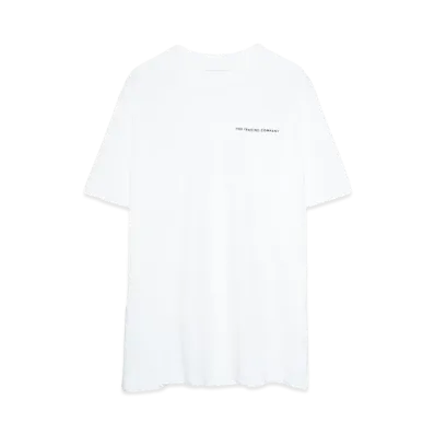 POP TRADING COMPANY logo t-shirt "WHITE/BLACK"