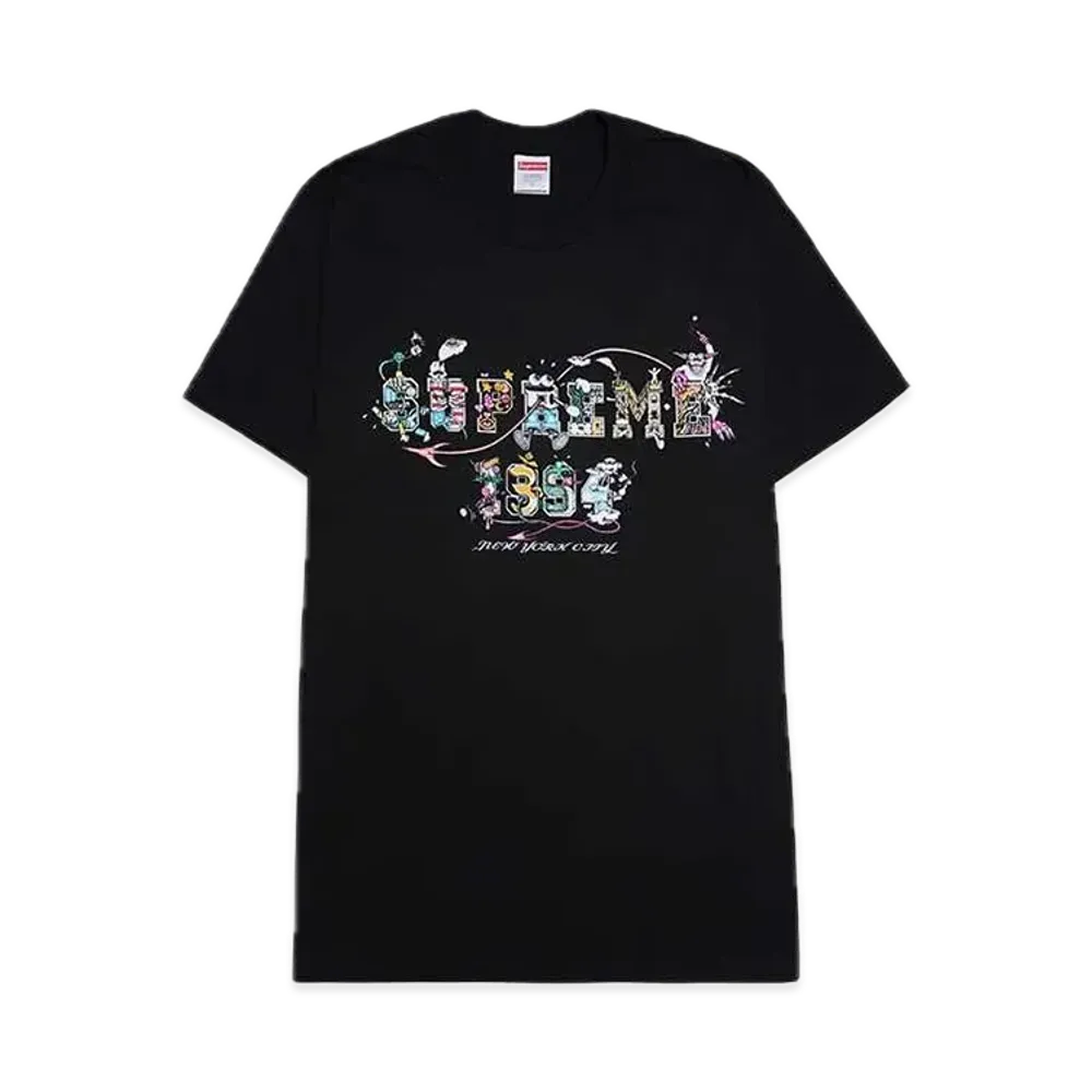 シュプリーム バーシティ Tシャツ "ブラック"