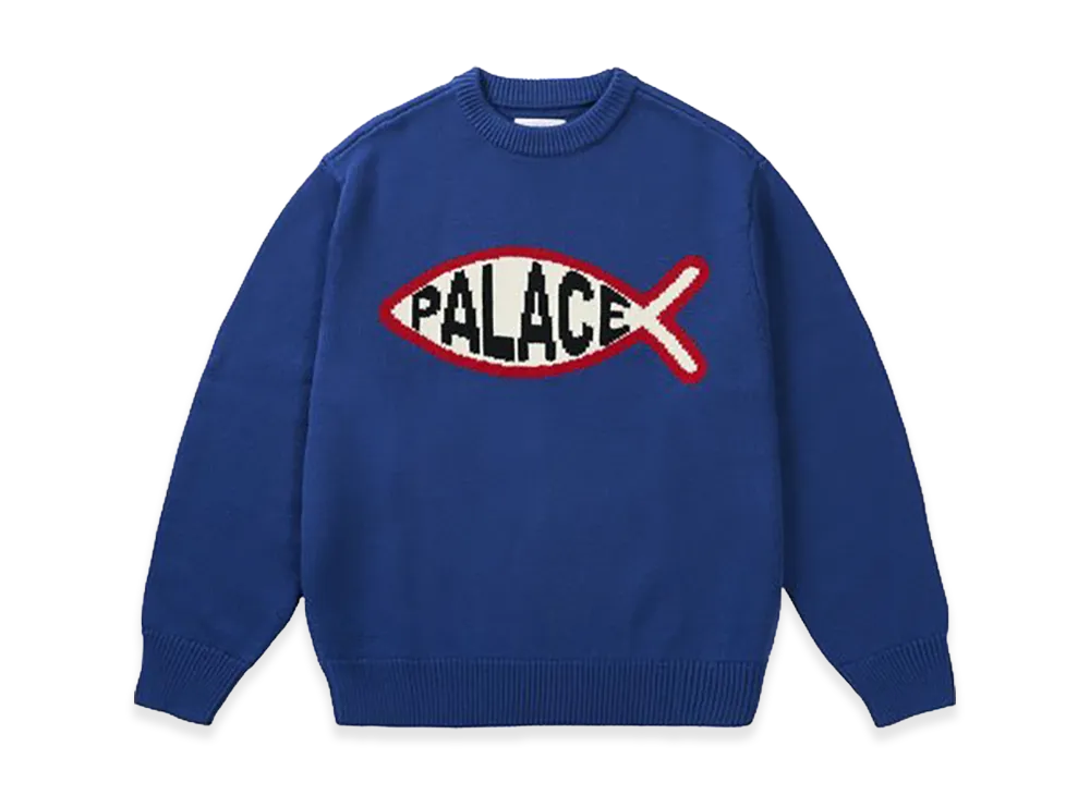 PALACE Plaice Knit "Blue"