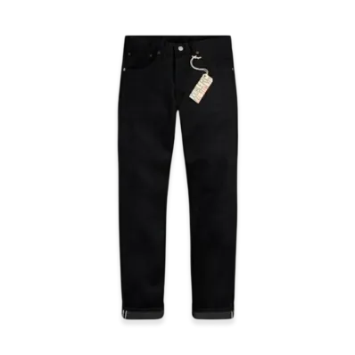 RRL Ralph Lauren Slim Fit Black Selvedge Jean "Black"