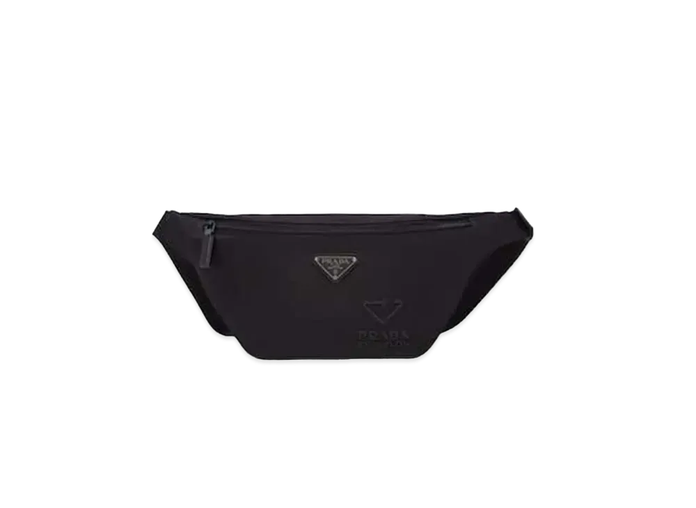 PRADA Re-Nylon And Saffiano Leather Belt Bag "Black"