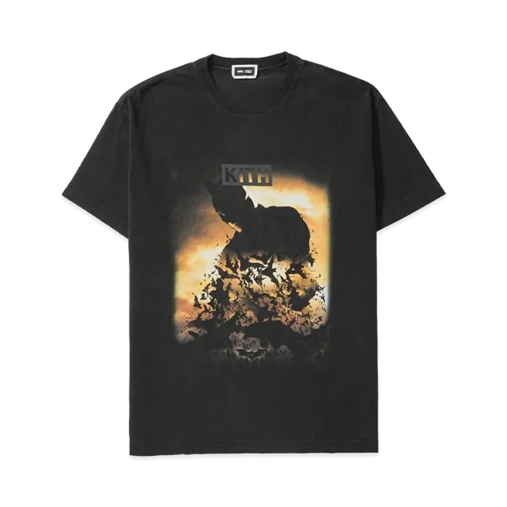 Kith x Batman Begins Vintage Tee "Black"