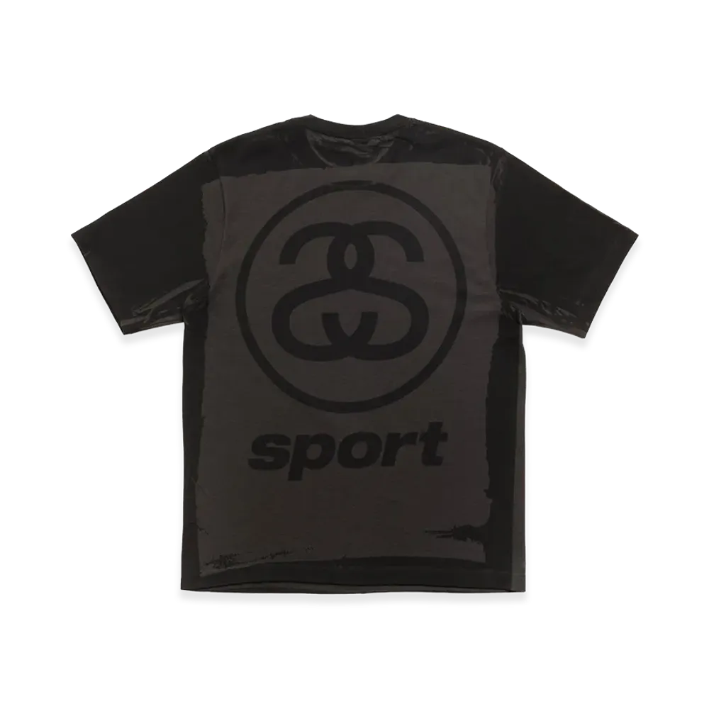 Stussy Link Sport Tee Pigment Dyed "Faded Black"
