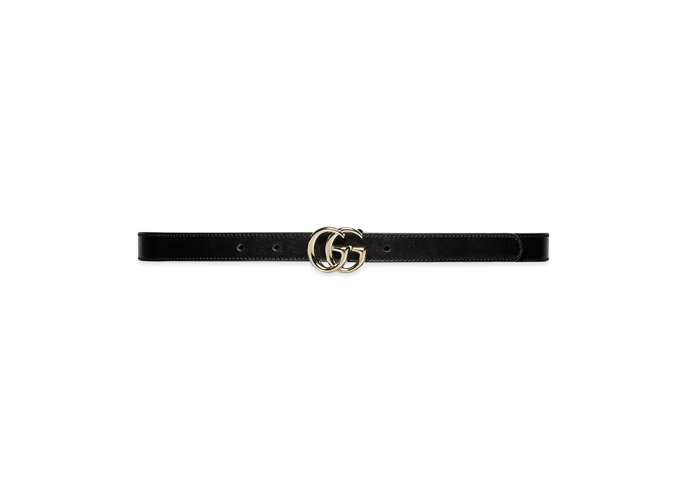 GUCCI Women's 'GG Marmont' Belt "Black"