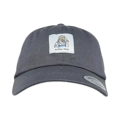 BROTHER MERLE Men's Woven Dad Hat - Randy "CHARCOAL"