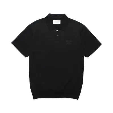WACKO MARIA Knit Polo Shirt "Black"