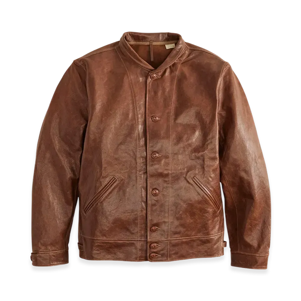 Levi's Menlo Cossack Leather Jacket "Brown" / Albert Einstein