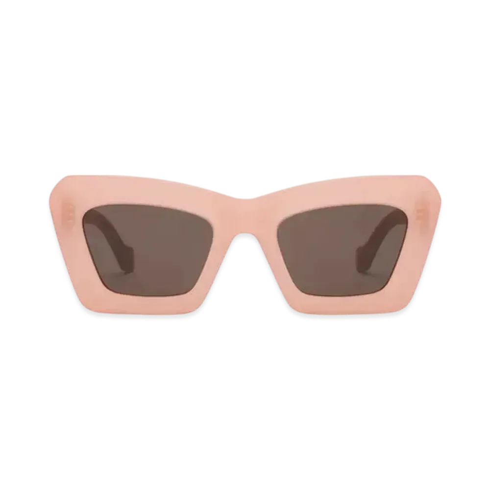 LOEWE Beveled Cateye Sunglasses "Light Pink"