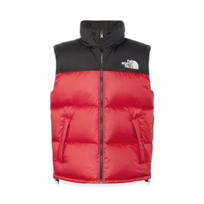 The North Face Nuptse Vest "Black/TNF Red"