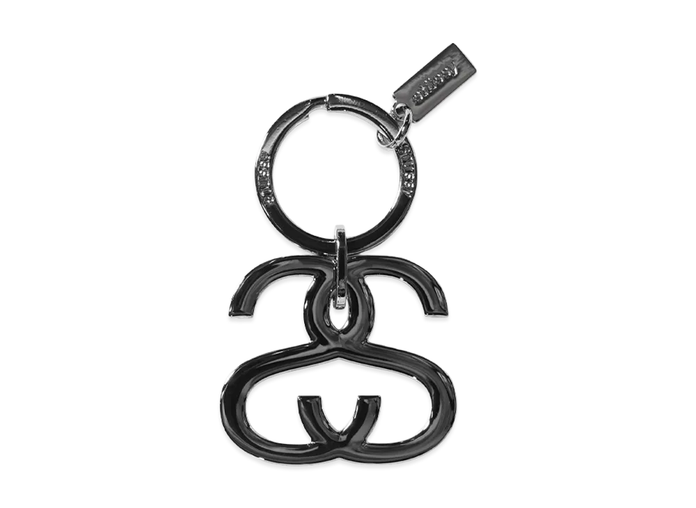 Stussy SS Link Keychain "Silver"