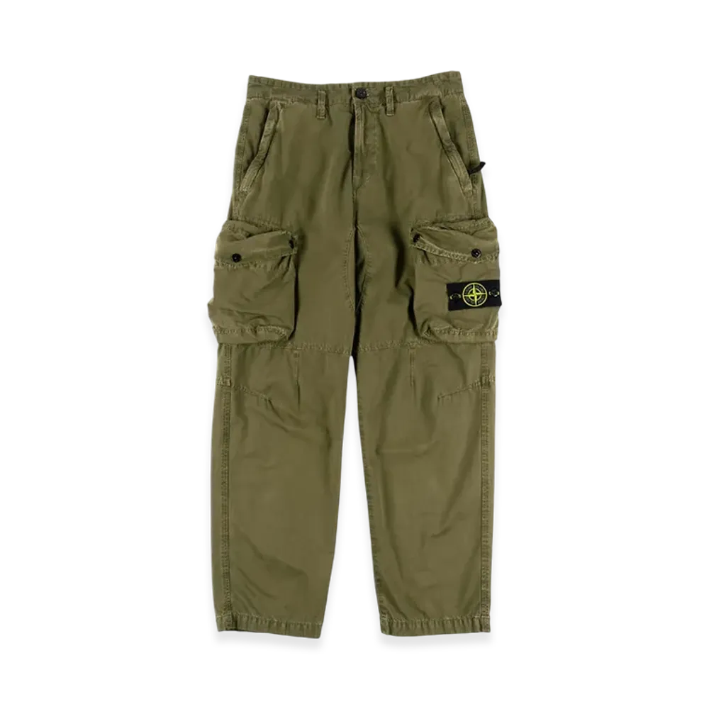 Stone Island 319WA T.CO+OLD Cargo Pants - 21SS "Olive Green"