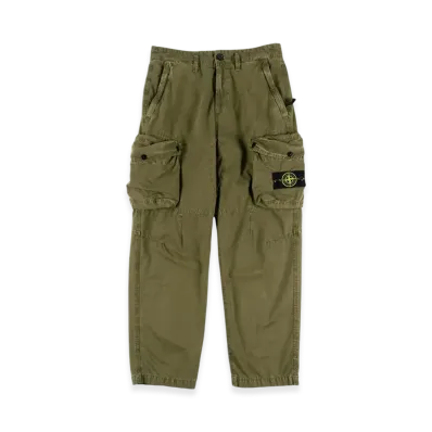 Stone Island 319WA T.CO+OLD Cargo Pants - 21SS "Olive Green"