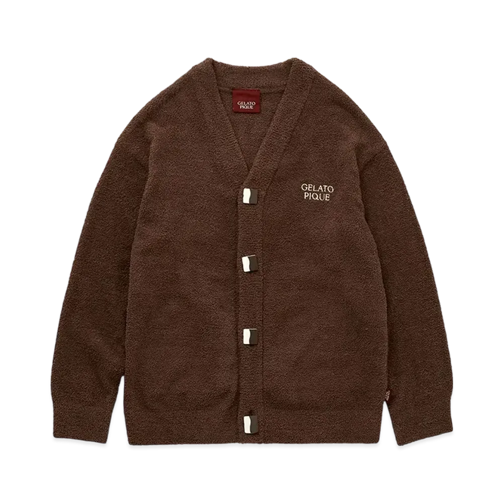 GELATO PIQUE Homme Baby Moco Chocolate Button Cardigan "Brown"