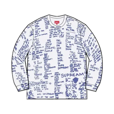 Supreme Gonz Poems Sweater "White"