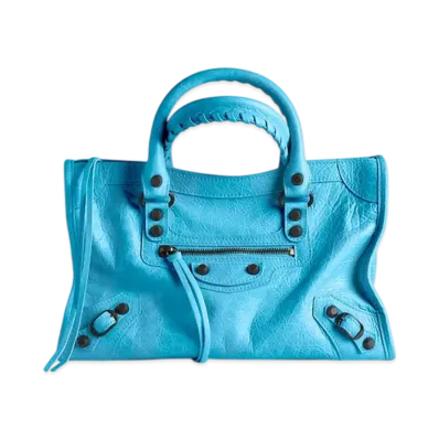 BALENCIAGA Le City Bag Small "Blue Cyan"