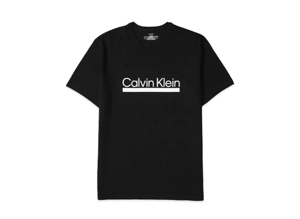 Calvin Klein Logo Crew Neck T-Shirt "Black"