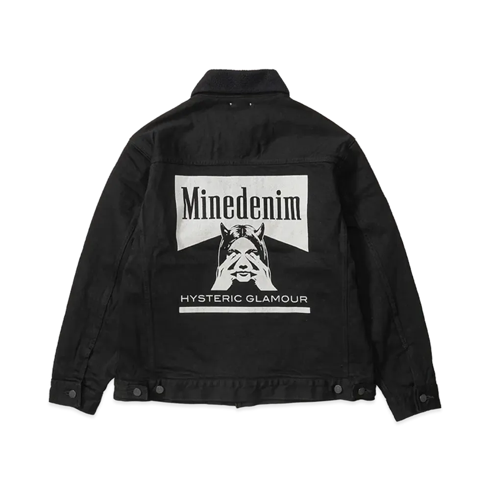 MINEDENIM x HYSTERIC GLAMOUR Denim Jacket "Black"