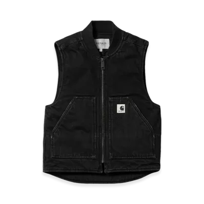 Carhartt WIP Women's Ace Vest "Black Stone Washed"