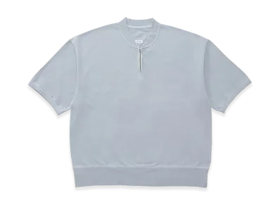 visvim Mondo Henley Zip S/S DMGD "LT.Blue"