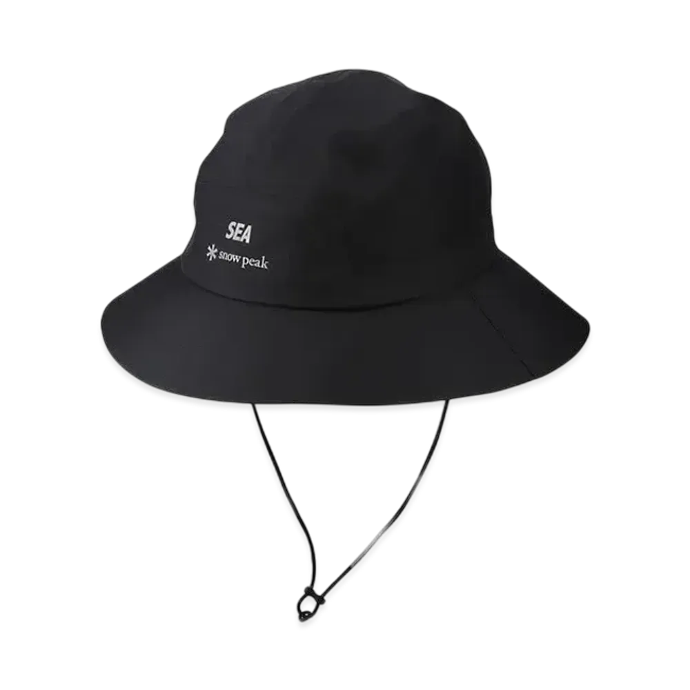 WIND AND SEA x Snow Peak Gore-Tex Rain Hat "Black"
