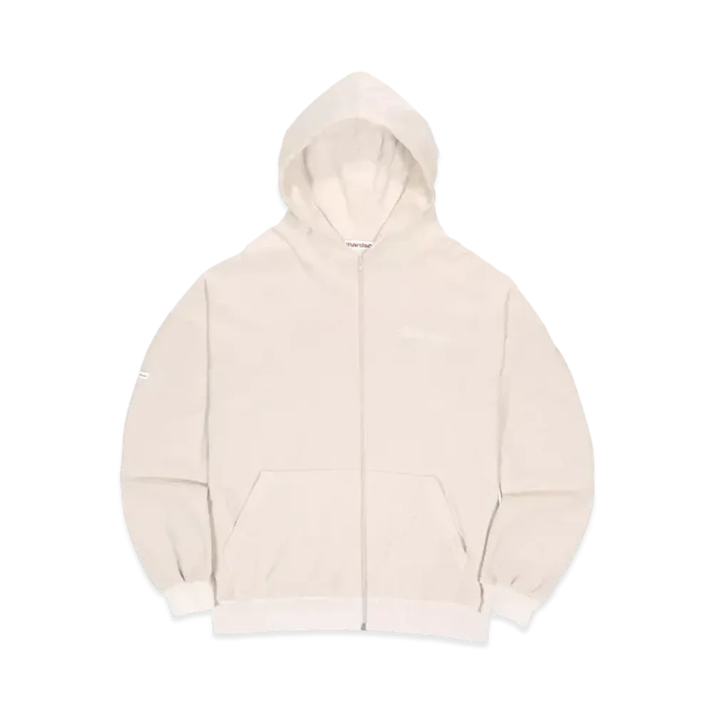 Richardson VELOUR ZIP HOODIE "Beige"