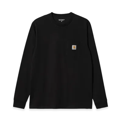 Carhartt WIP L/S Pocket T-Shirt "Black"