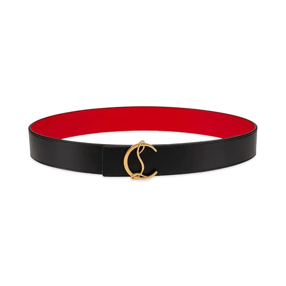 Christian Louboutin CL Logo Belt "Black"