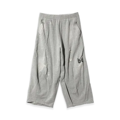 NEEDLES Deconstructed H.D. Sweat Pant - Cotton French Terry "H. Grey"