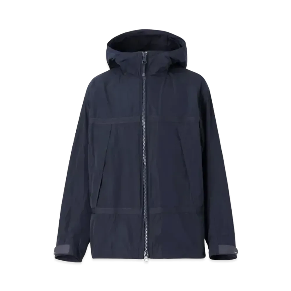 Burberry Men's Logo Applique Lightweight Hooded Jacket "Ink"
