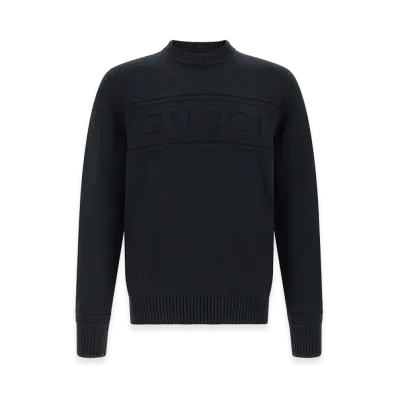 GUCCI Intarsia Sweater "Blue"
