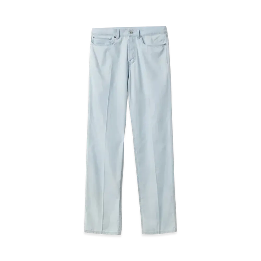 MIU MIU Women's Five Pocket Chambray Denim Jeans "Light Blue"