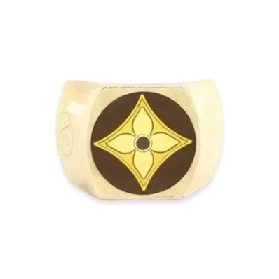 Louis Vuitton Fleur Monogram Ring "Gold"