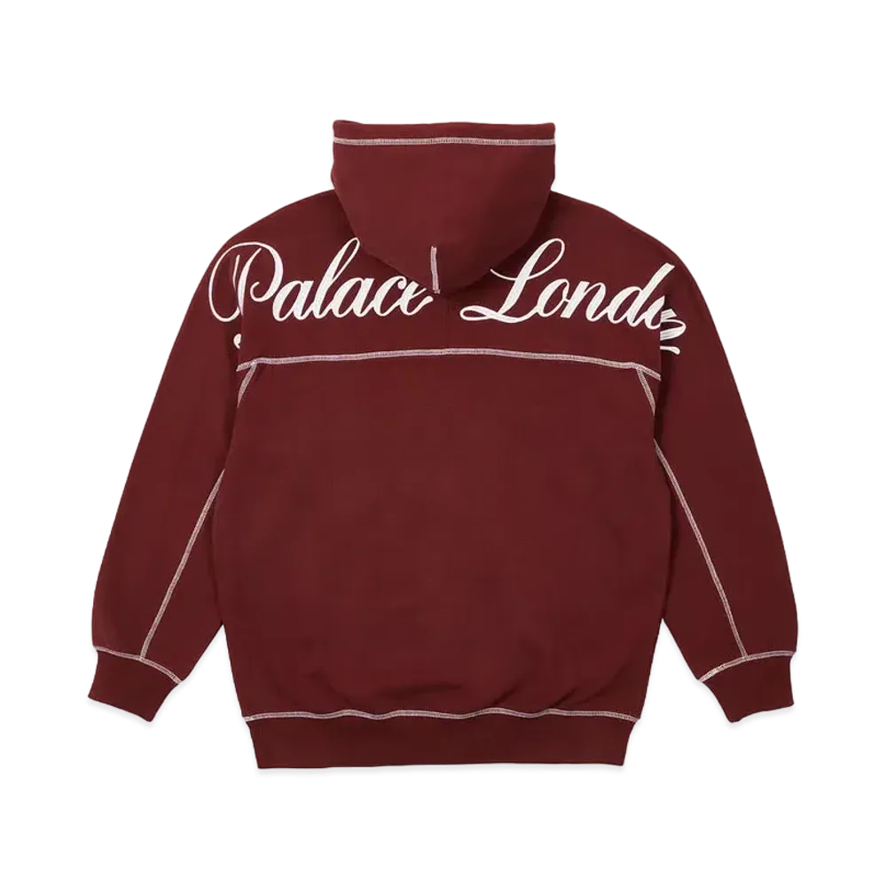 PALACE CHAIN STITCH HOOD "Cherry"
