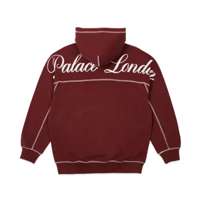 PALACE CHAIN STITCH HOOD "Cherry"