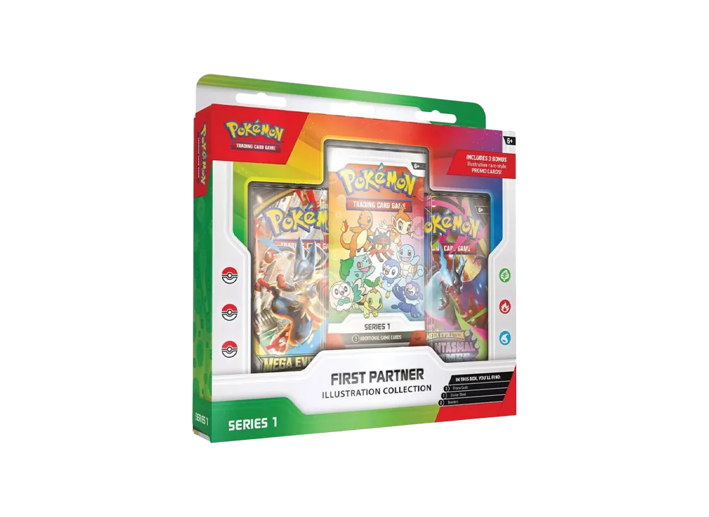 ポケモンカードゲームMEGA(英語版)メガエボリューション「ファーストパートナー イラストレーション コレクション シリーズ1」