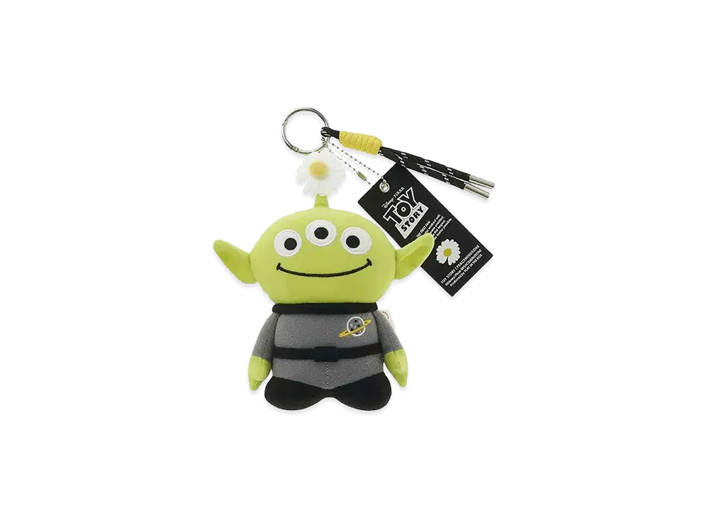 PEACEMINUSONE x Toy Story THE FIRST FAN Plush Key Ring Alien PEACEMINUSONE x Toy Story THE FIRST FAN Plush Key Ring Alien