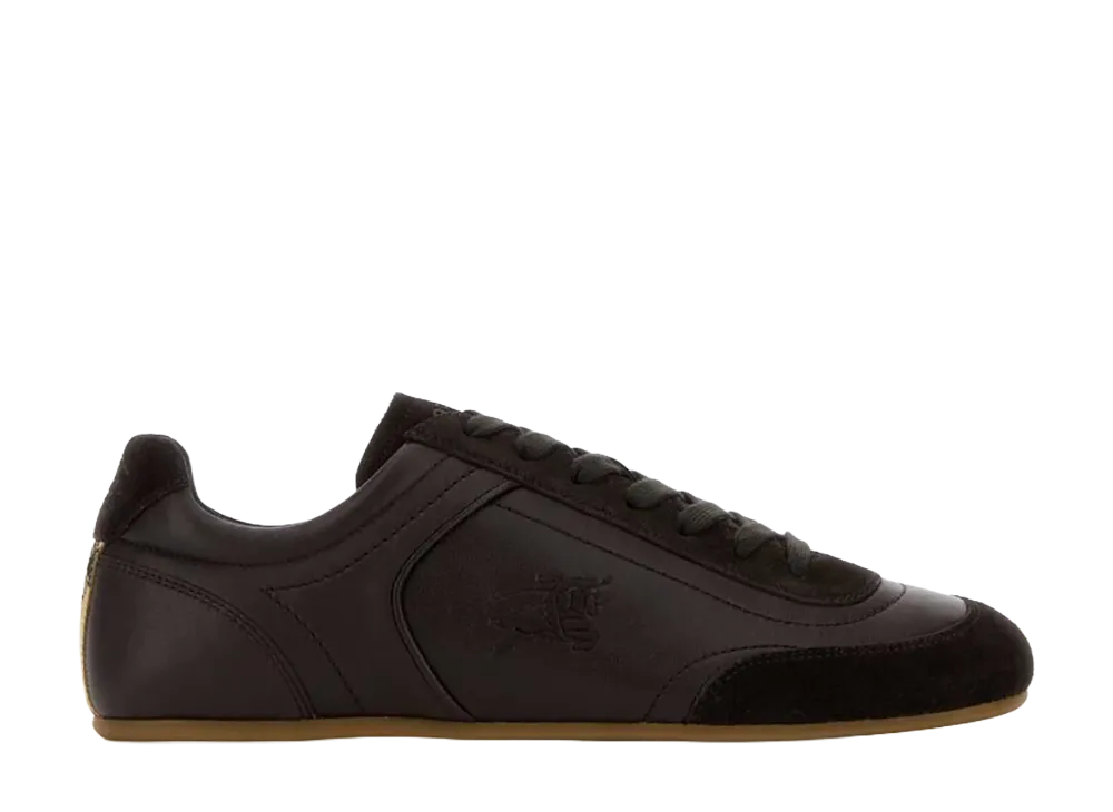 Burberry Leather And Suede Sneakers "Brown"