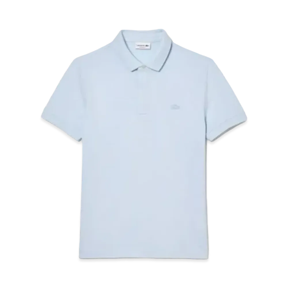 LACOSTE Regular Fit Stretch Paris Polo Shirt "Light Blue"