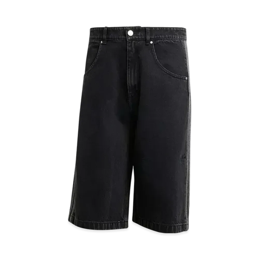 adidas Adicolor Denim Firebird Shorts "True Black Denim"