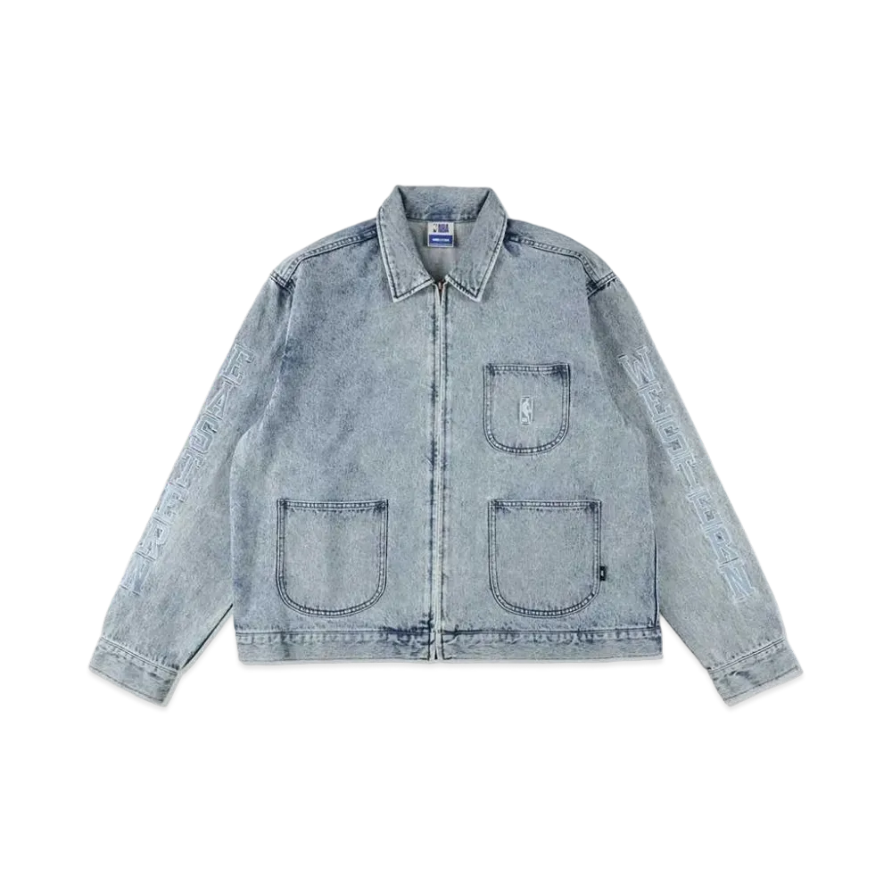 WIND AND SEA x NBA CHAMPIONS Denim Jacket "Indigo"