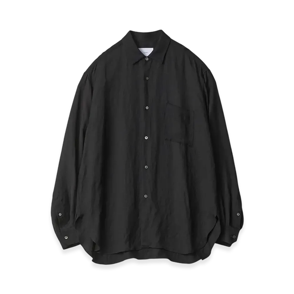 ssstein Vis/Li Twill Oversized LS Shirt "Black"
