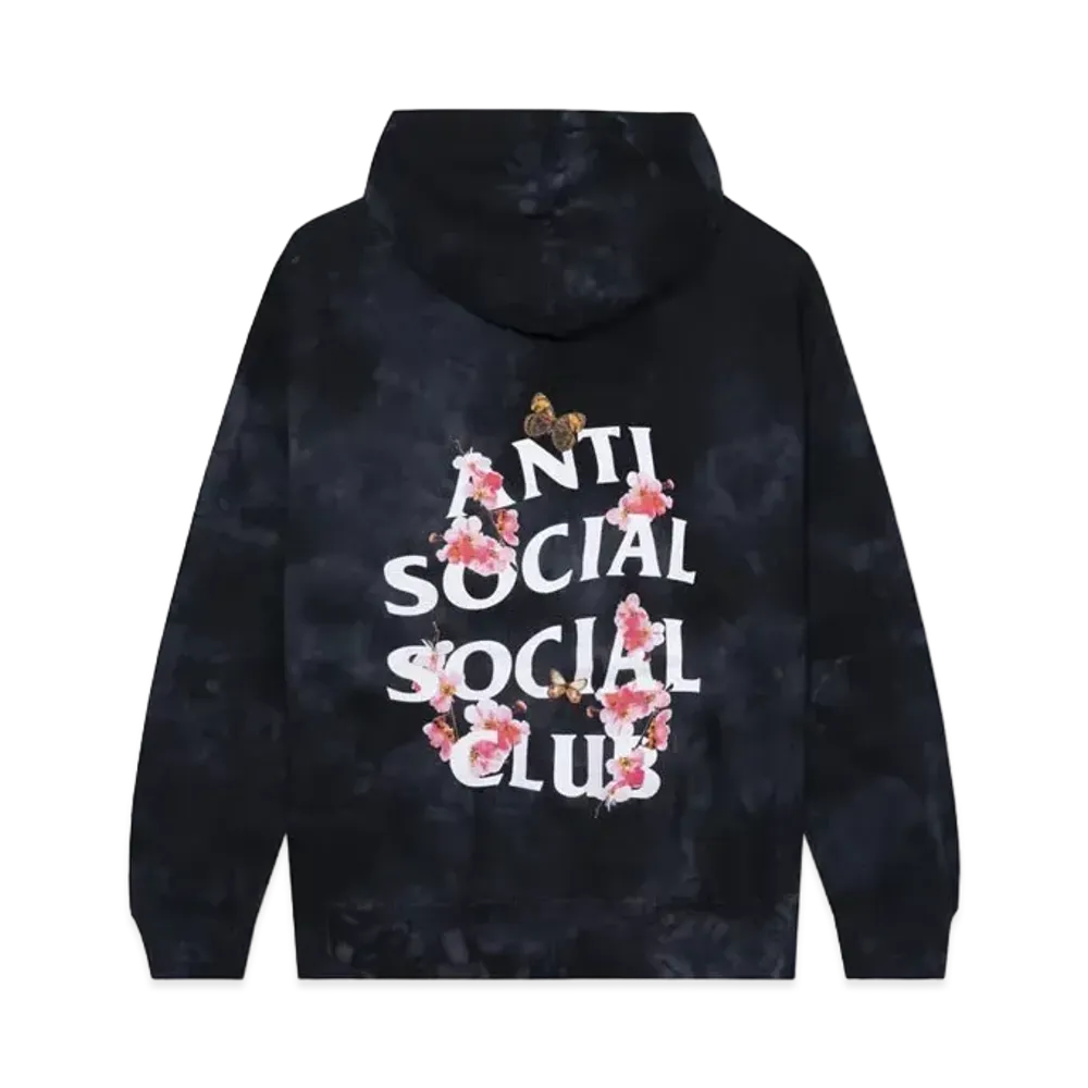 ANTI SOCIAL SOCIAL CLUB FA22 Kkotch Never Dies Black Tie Dye Hoodie "Black"