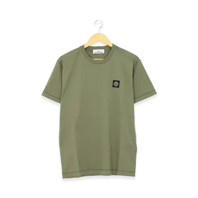Stone Island 60/2 Cotton Jersey Short Sleeve T-Shirt "Military Green"
